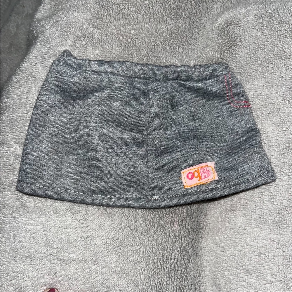 Doll Skirt Our Generation Gray Doll Skirt OG doll skirt